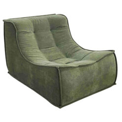Welix Fabric Compressed Lounge Chair, Green