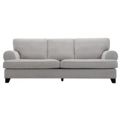 Whitmore Fabric Sofa, 3.5 Seater, Light Grey