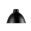 Yard Metal Pendant Light Shade, 35cm, Matt Black