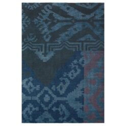 Brink & Campman Himali Grace Hand Knotted Wool Rug, 240x170cm, Navy