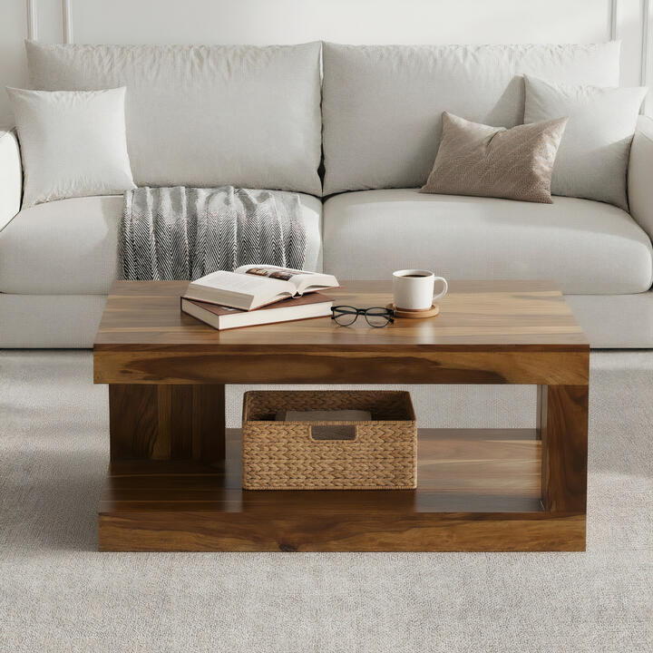 Castleton Sheesham Timber Coffee Table, 90cm Castleton Sheesham Timber Coffee Table, 90cm