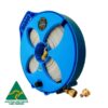 Flat Out 12.5m TEAL Drinking Water Hose on Narrow Reel . M12NT