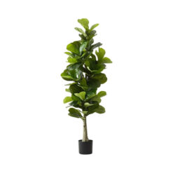 Forestia Potted Real Touch Artificial Fiddle Leaf Tree, 150cm