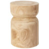 Karson Timber Round Accent Stool / Side Table