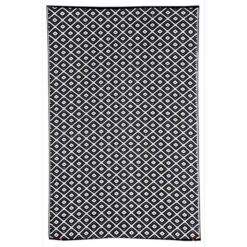 Kimberley Reversible Outdoor Rug, 238x150cm, Black