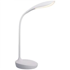 Lennox LED Touch Desk Lamp with USB Port, White