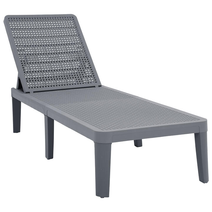 Lumerra Sunlounger, Dark Grey Lumerra Sunlounger, Dark Grey