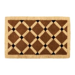 Mahi Two Toned Coir Doormat, 90x60cm