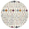 Mirage Peggy Tribal Morrocan Round Rug, 240cm Mirage Peggy Tribal Morrocan Round Rug, 240cm