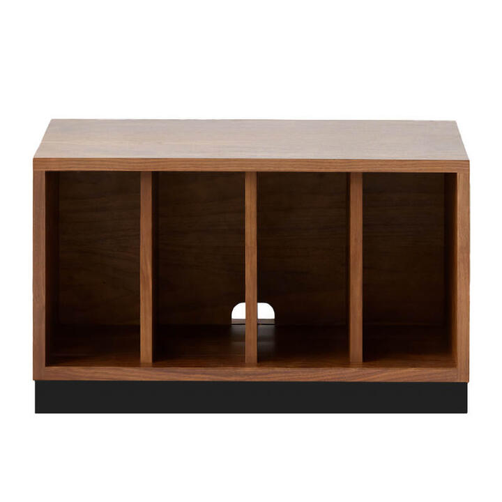 Naruki American Walnut Timber Modular Storage Unit with Baseboard, Type C Naruki American Walnut Timber Modular Storage Unit with Baseboard, Type C