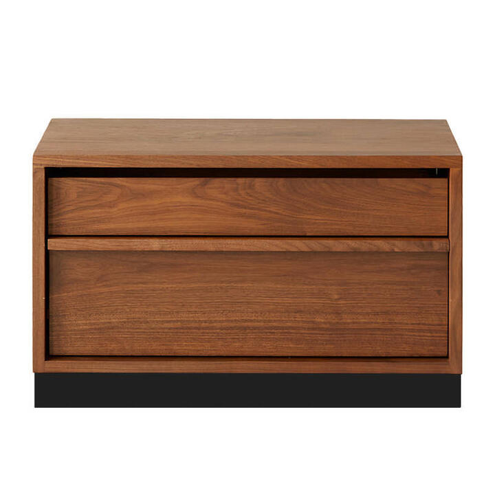Naruki American Walnut Timber Modular Storage Unit with Baseboard, Type D Naruki American Walnut Timber Modular Storage Unit with Baseboard, Type D