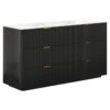 Naumi Sintered Stone Top Modern 6 Drawer Dresser Naumi Sintered Stone Top Modern 6 Drawer Dresser