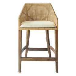 New Delano Rattan Counter Stool, Natural