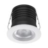 Pico IP40 Dimmable LED Recessed Fixed Cabinet Light / Downlight, 3W, CCT, White