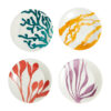 Royal Doulton 1815 Bright Seaweed Porcelain Dinner Plate, Set of 4