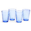 Royal Doulton 1815 Pacific Glass Highball Tumbler, Blue, Set of 4