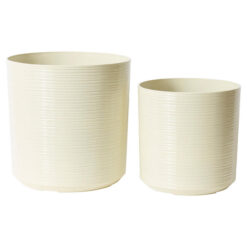Ruben 2 Piece Glazelite Planter Set