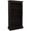 Tasmania Mahogany Timber Wide Bookcase, Chocolate