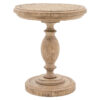 Vincenzo Wooden Round Side Table