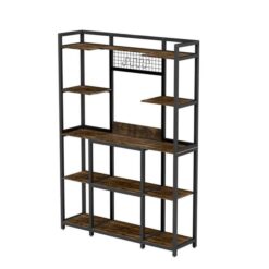 XXL Large Kitchen Bakers Rack Freestanding Microwave Stand Kitchen Storage Shelf
