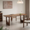 Zolven American Walut Timber Dining Table, 180cm Zolven American Walut Timber Dining Table, 180cm