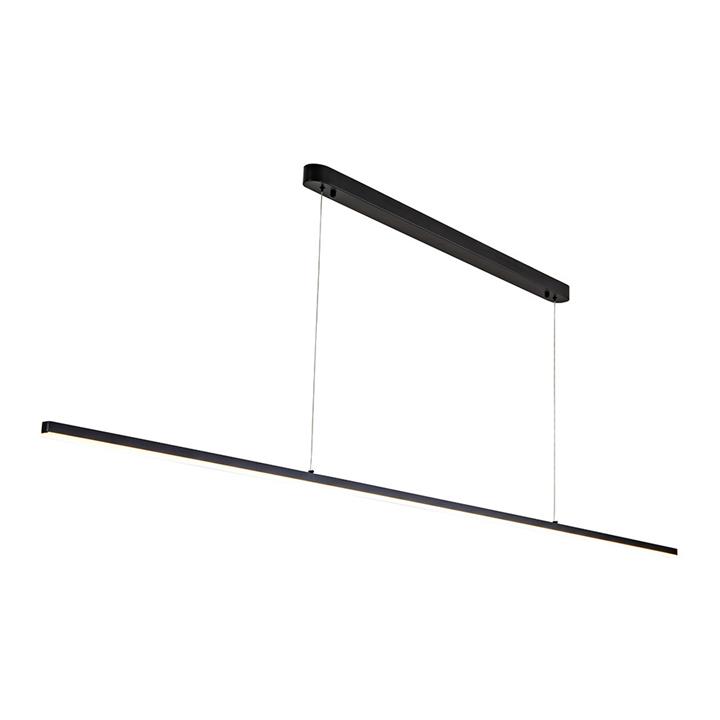 Beam Metal LED Linear Pendant Light, 240cm, CCT, Black Beam Metal LED Linear Pendant Light, 240cm, CCT, Black