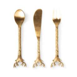 Harriet 3 Piece Reindeer Forged Cheese Set