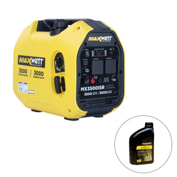 Maxwatt 3500W Recoil Start Digital Inverter Generator Maxwatt 3500W Recoil Start Digital Inverter Generator